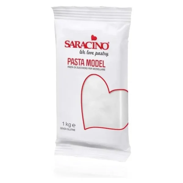 SARACINO MODELLEERIMISMASS "PASTA MODEL" 1kg, valge