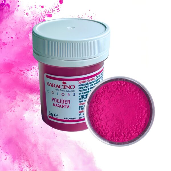 Saracino pulbervärv, magenta, 5g