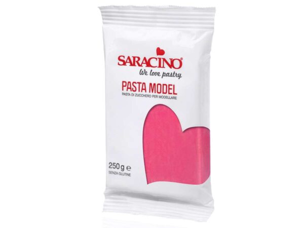 SARACINO MODELLEERIMISMASS "PASTA MODEL" 250G, FUKSIAROOSA