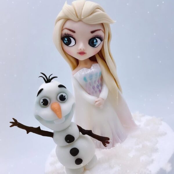 Tordikaunistuste komplekt “Elsa ja Olaf”